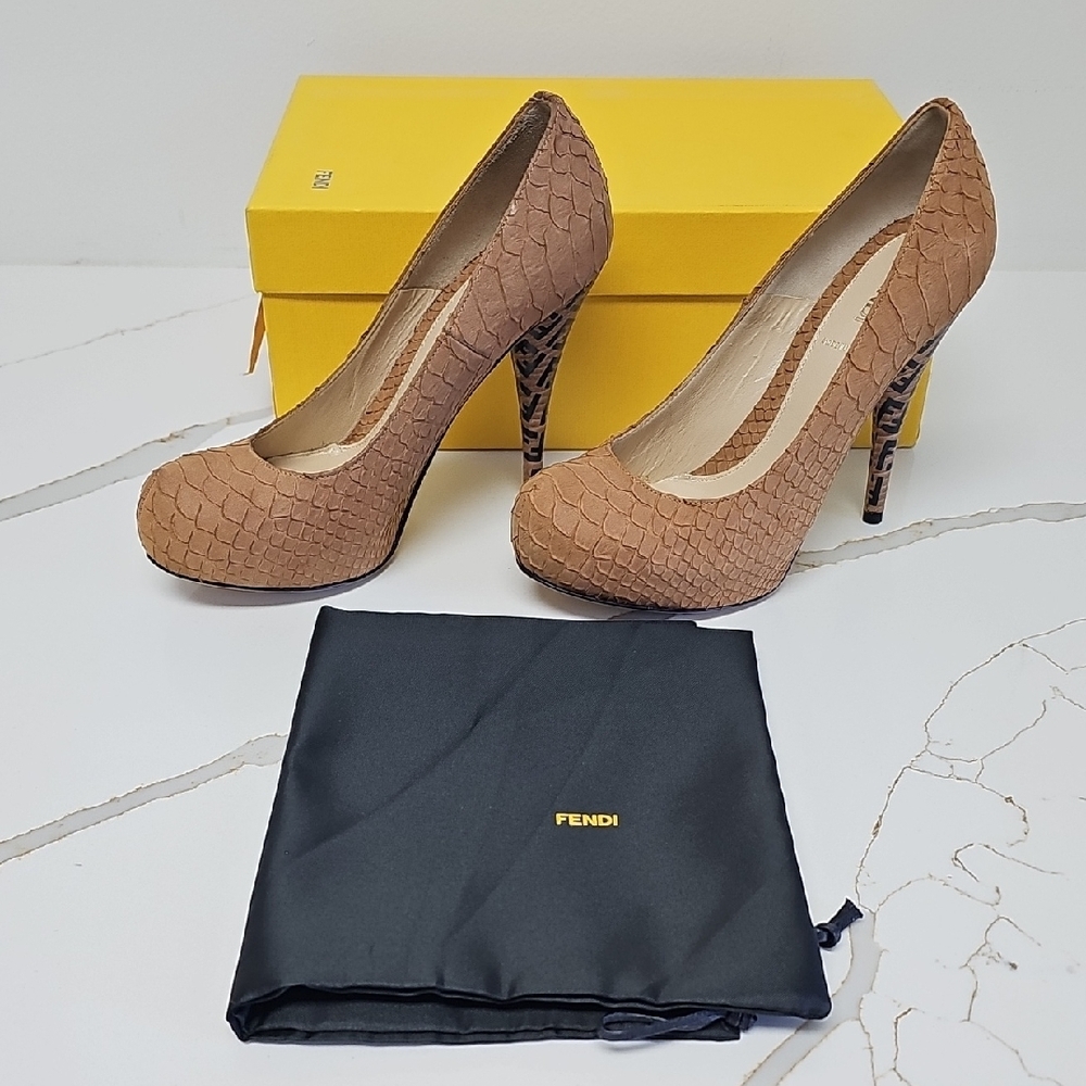 Fendi Women's Tan High Heels